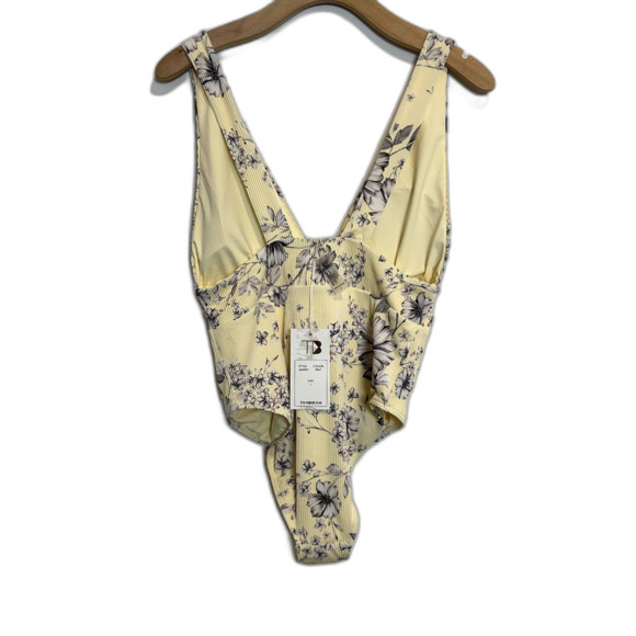 NWT Tinikikini Swim Wear Womens One-piece Swimsuit Size Large Pale Yellow - Picture 6 of 13